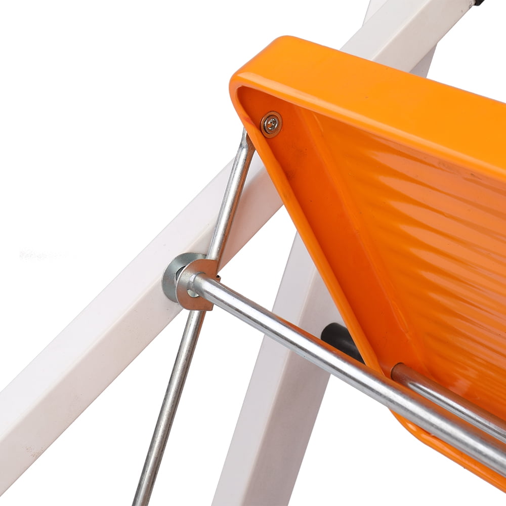 Zimtown Steel 3 Step Ladder, Folding Step Stool, for Household and Office Use, 330lbs