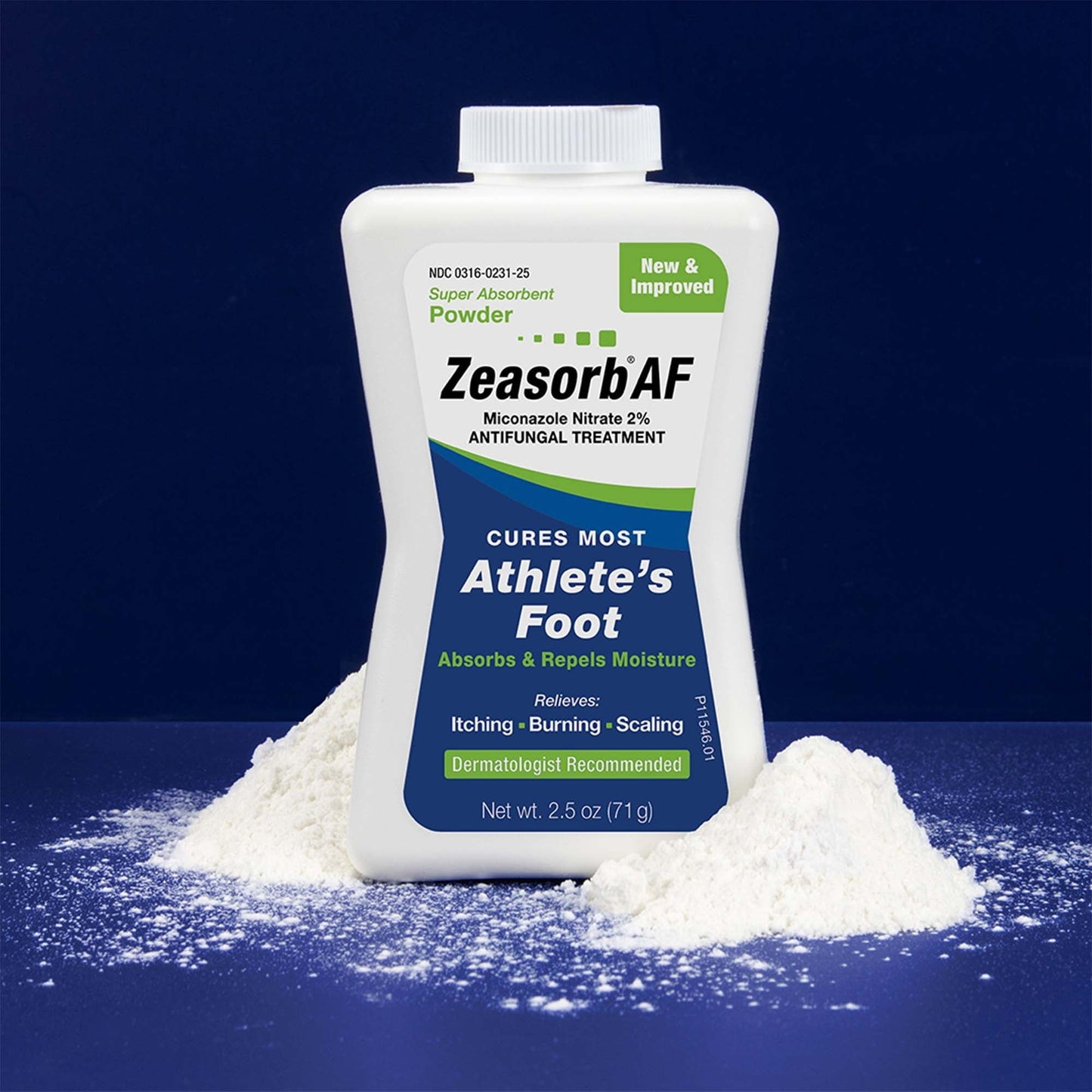 Zeasorb Anti-Fungal Athlete's Foot Super Absorbent Treatment Powder, 2.5 oz
