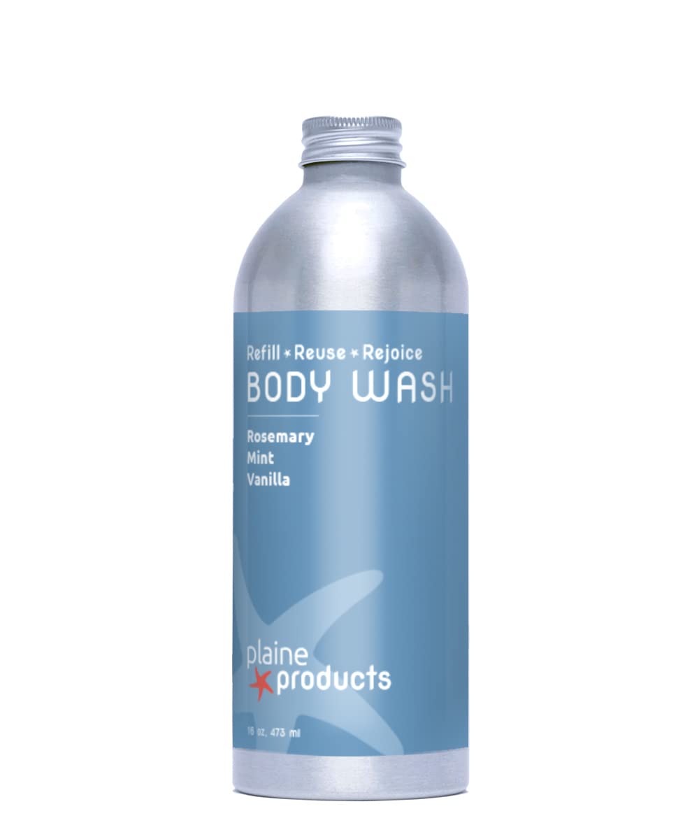 Products Sensitive Skin Body Wash - Rosemary. Mint. Vanilla. 16 oz (Refillable Bottle with Pump)