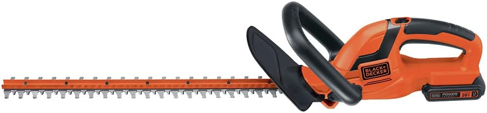20V MAX Cordless Hedge Trimmer. 22 Inch Steel Blade. Reduced Vibration. Battery and Charger Included (LHT2220)
