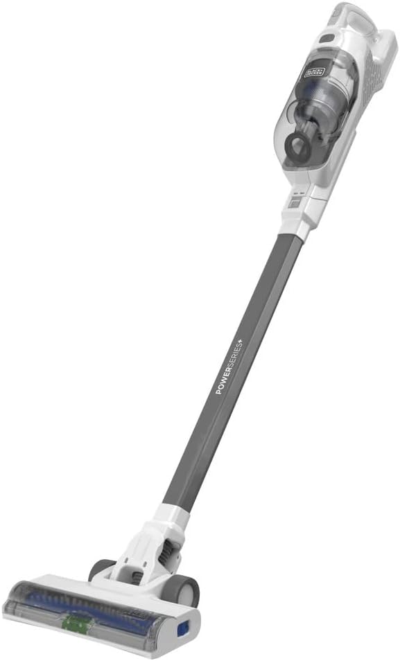 POWERSERIES+ 20V MAX Cordless Stick Vacuum with LED Floor Lights. Lightweight. Multi-Surface (BHFEA520J) . Gray