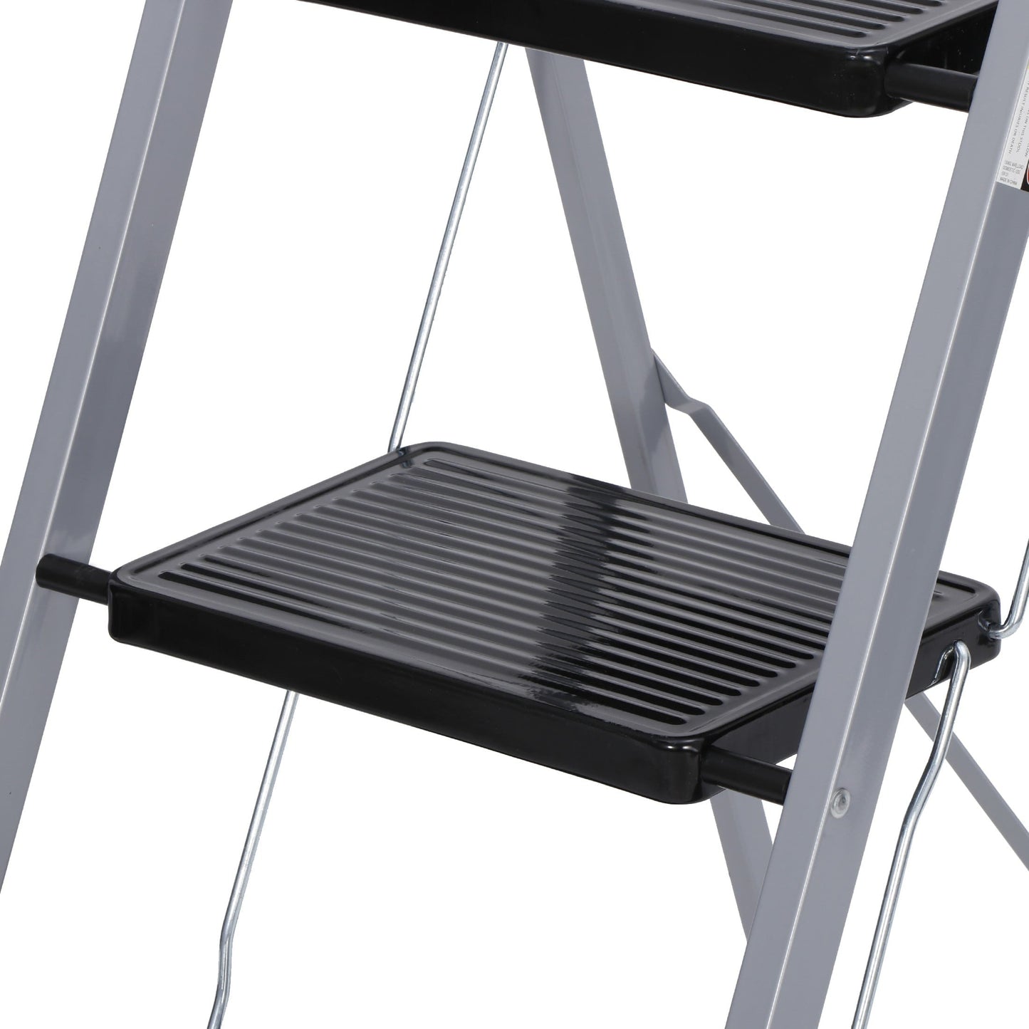ZENY 3 Step Ladder Folding Step Stool Wide Anti-Slip Platform 330lbs Capacity