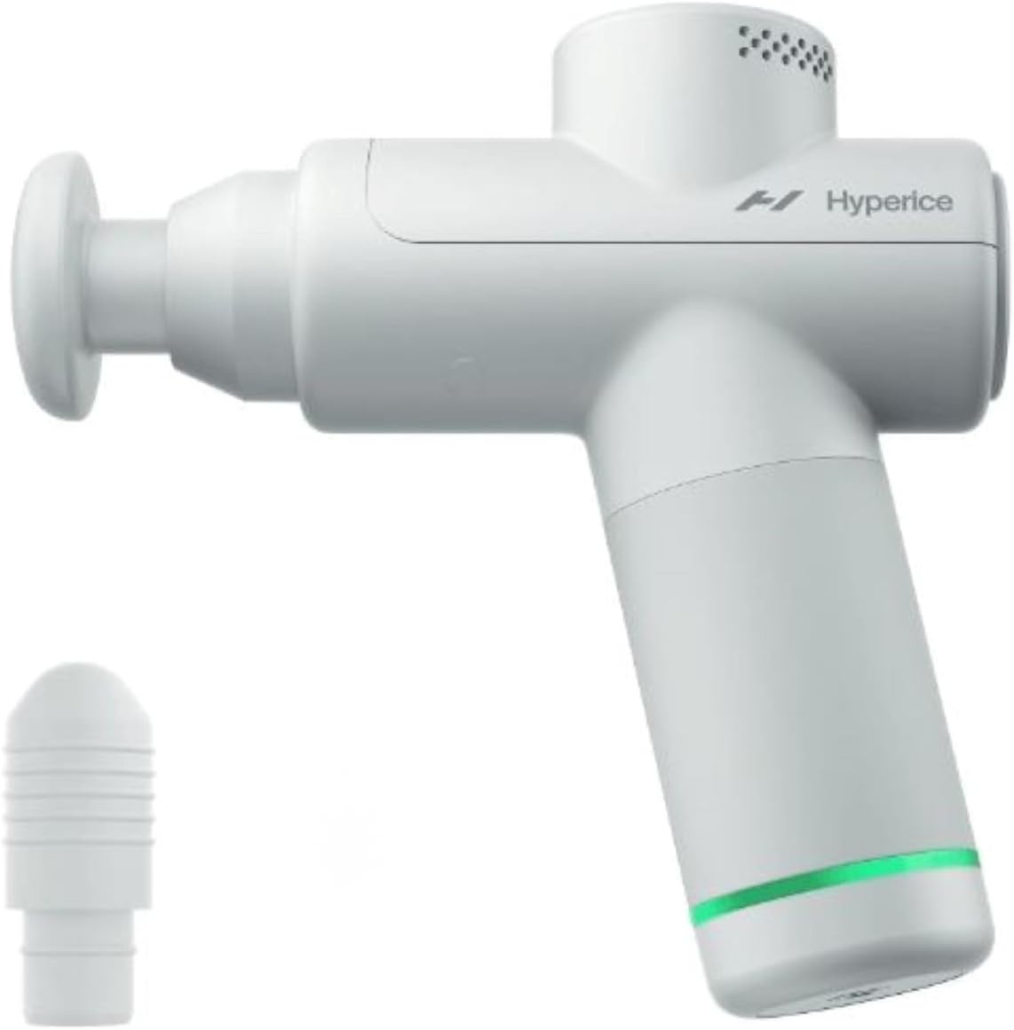 Go 2 - Black - Featuring Quiet Glide Technology - Handheld Percussion Massage Gun - 3 Speeds. 2 Interchangeable Heads - Helps Relieve Sore Muscles and Stiffness - FSA-HSA Eligible