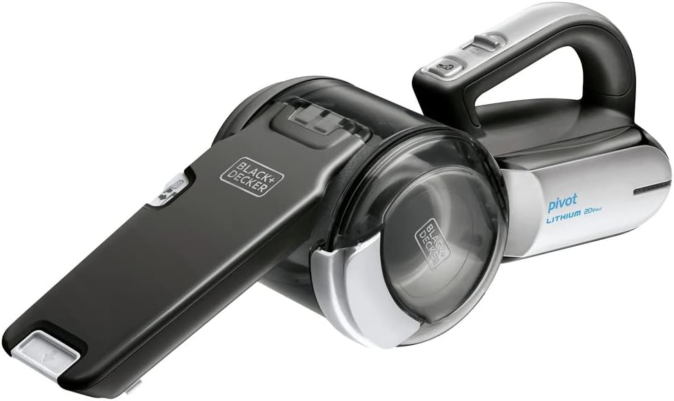 dustbuster PIVOT VAC Cordless Handheld Vacuum. Home and Car Vacuum with Crevice Tool and Pivot Nozzle (BDH2000PL)