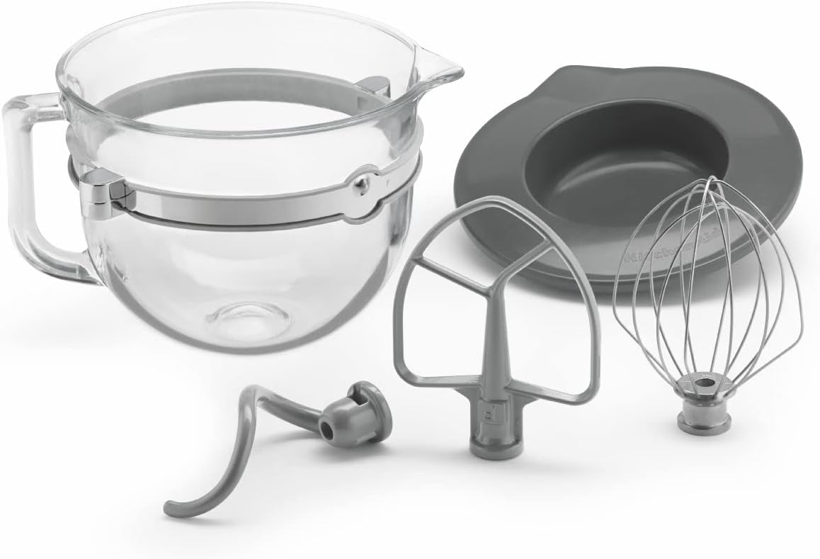 Stand Mixer Bowl. 5 quart. Glass with Measurement Markings