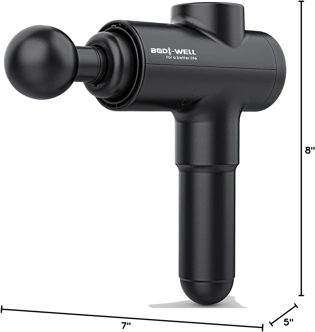 Massage Gun Deep Tissue - Back Muscle Massager w/High Torque Motor for Back Pain. Shoulder. Neck. Body. All Muscles Recover & Massage
