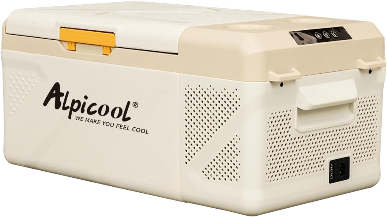 C15 Portable Car Freezer.12 Volt Refrigerator. 16 Quart (15 Liter) Fast Cooling 12V Car Fridge -4℉~68℉. Car Cooler. 12/24V DC and 100-240V AC for Outdoor. Camping. RV. Truck. Boat
