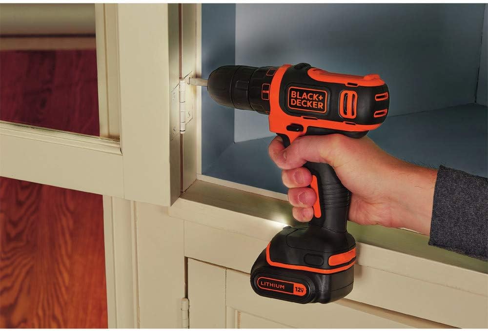 12V MAX Drill & Home Tool Kit. 60-Piece (BDCDD12PK)