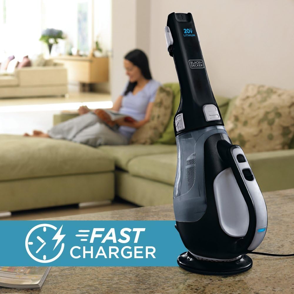 dustbuster 20V Cordless Handheld Vacuum. Powerful Suction. Home and Car Vacuum (BDH2000L)