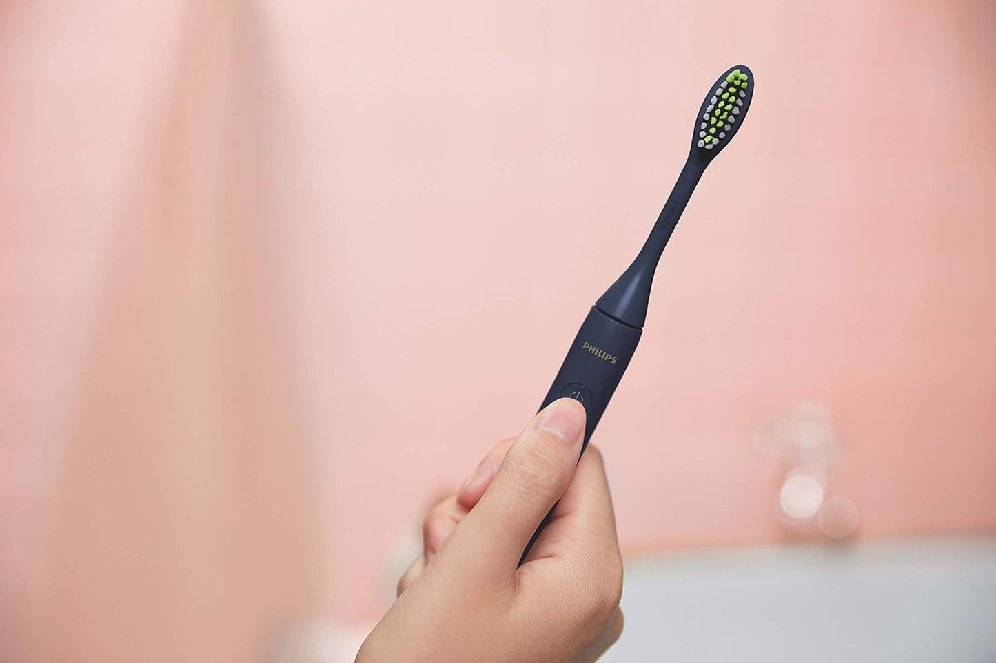 One by Sonicare Battery Toothbrush. Brush Head Bundle. Midnight Blue. BD1002/AZ