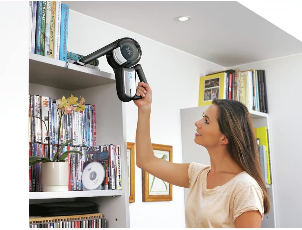 dustbuster PIVOT VAC Cordless Handheld Vacuum. Home and Car Vacuum with Crevice Tool and Pivot Nozzle (BDH2000PL)