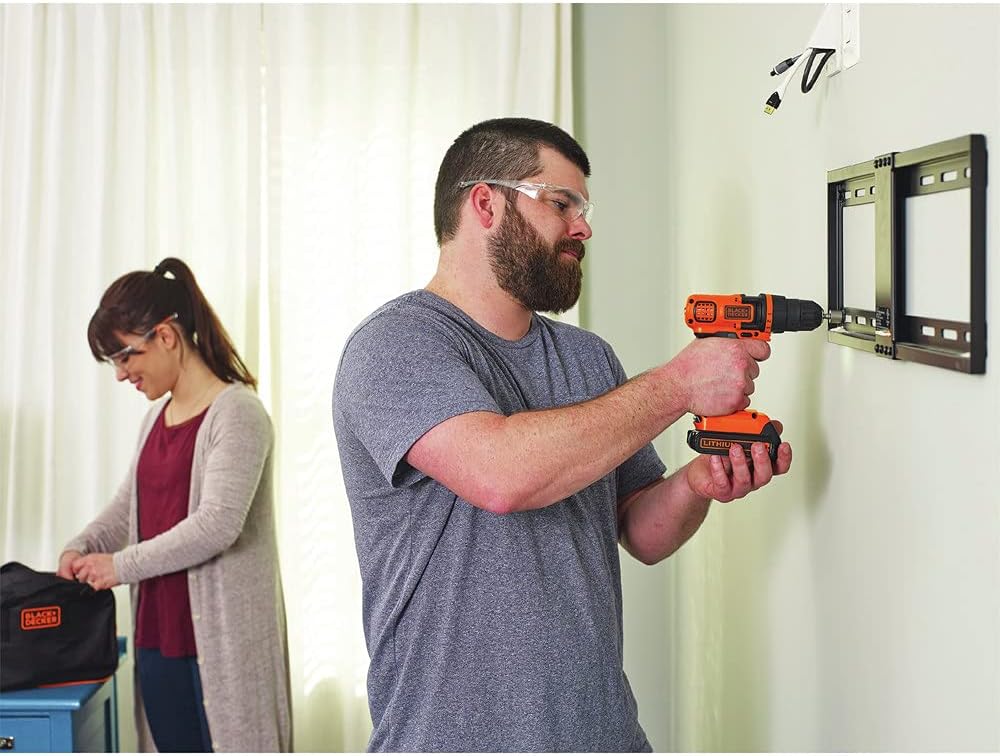 20V MAX 68-Piece Cordless Drill and Home Tool Project Kit with Tool Storage Bag (LDX120PK)