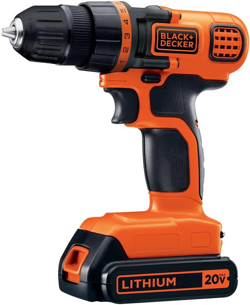 20V MAX 68-Piece Cordless Drill and Home Tool Project Kit with Tool Storage Bag (LDX120PK)