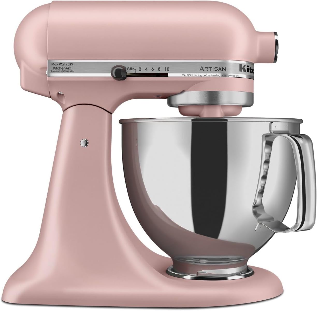 KSM150PSER Artisan Tilt-Head Stand Mixer with Pouring Shield. 5-Quart. Empire Red