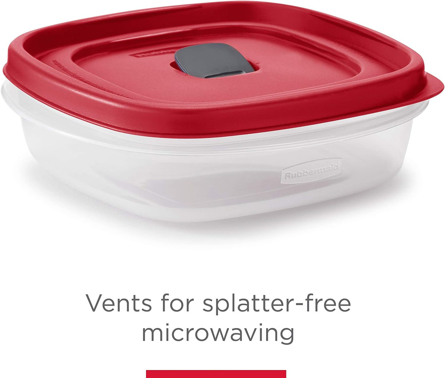 16-Piece BPA-Free Plastic Food Storage Set. Red Vented Lids - Microwave. Dishwasher Safe: Perfect for Meal Prep. Leftovers. and Kitchen Organization