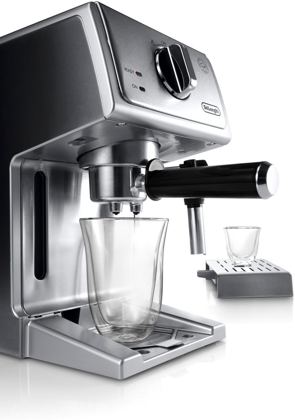 15 Bar Pump Espresso and Cappuccino Machine with Premium Adjustable Frother. Stainless Steel. ECP3630