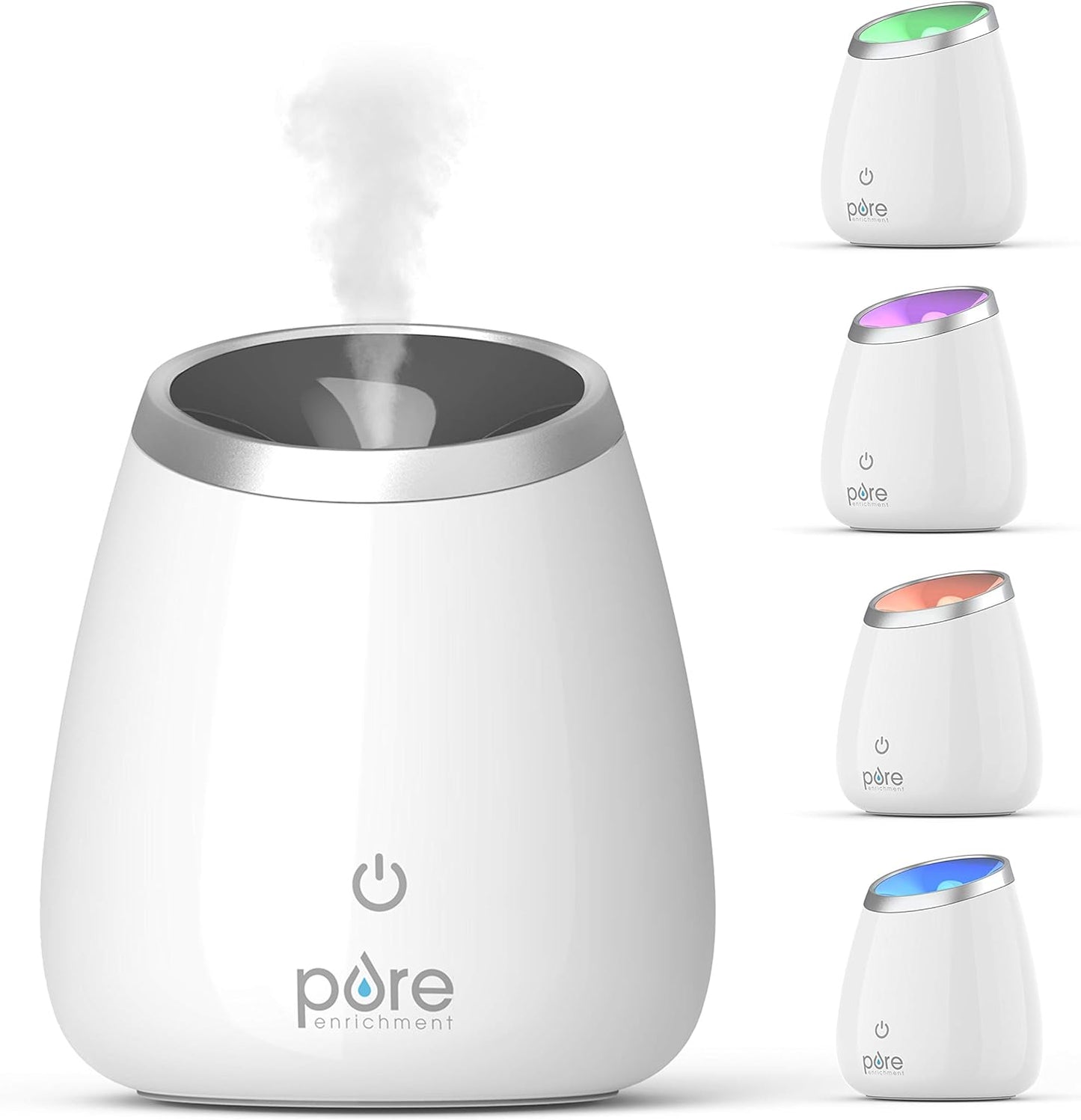 Deluxe Ultrasonic Aromatherapy Oil Diffuser - 120ml Water Tank. Mood-Boosting Ionizer and Optional Color-Changing Light - Lasts Up to 10 Hours with Auto Safety Shut-Off