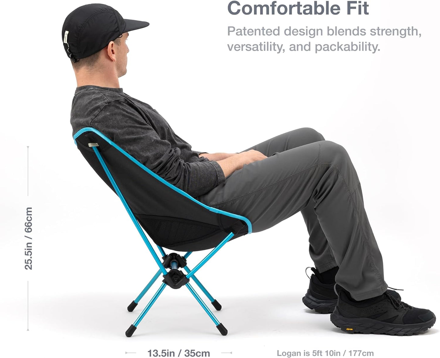 Chair One Original Lightweight. Compact. Collapsible Camping Chair