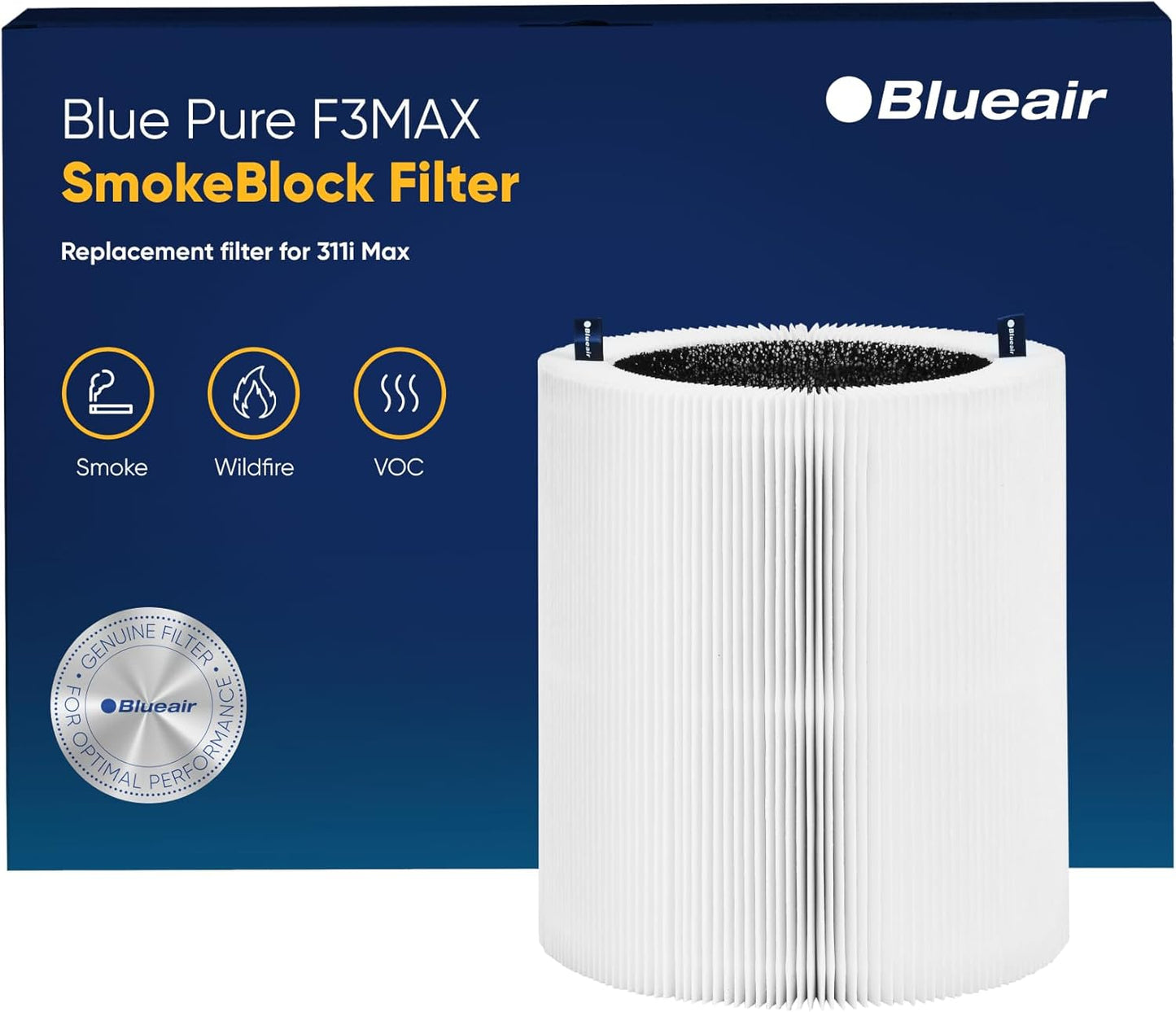 311i Max Genuine Replacement Filter. F3MAX. fits 311i Max Air Purifier