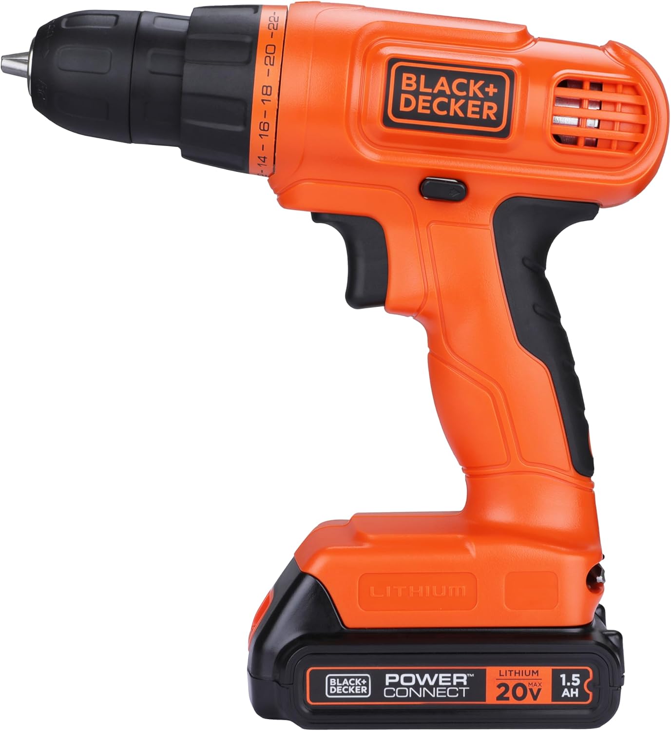 20V MAX Drill & Home Tool Kit. 34 Piece (BDCD120VA). Orange