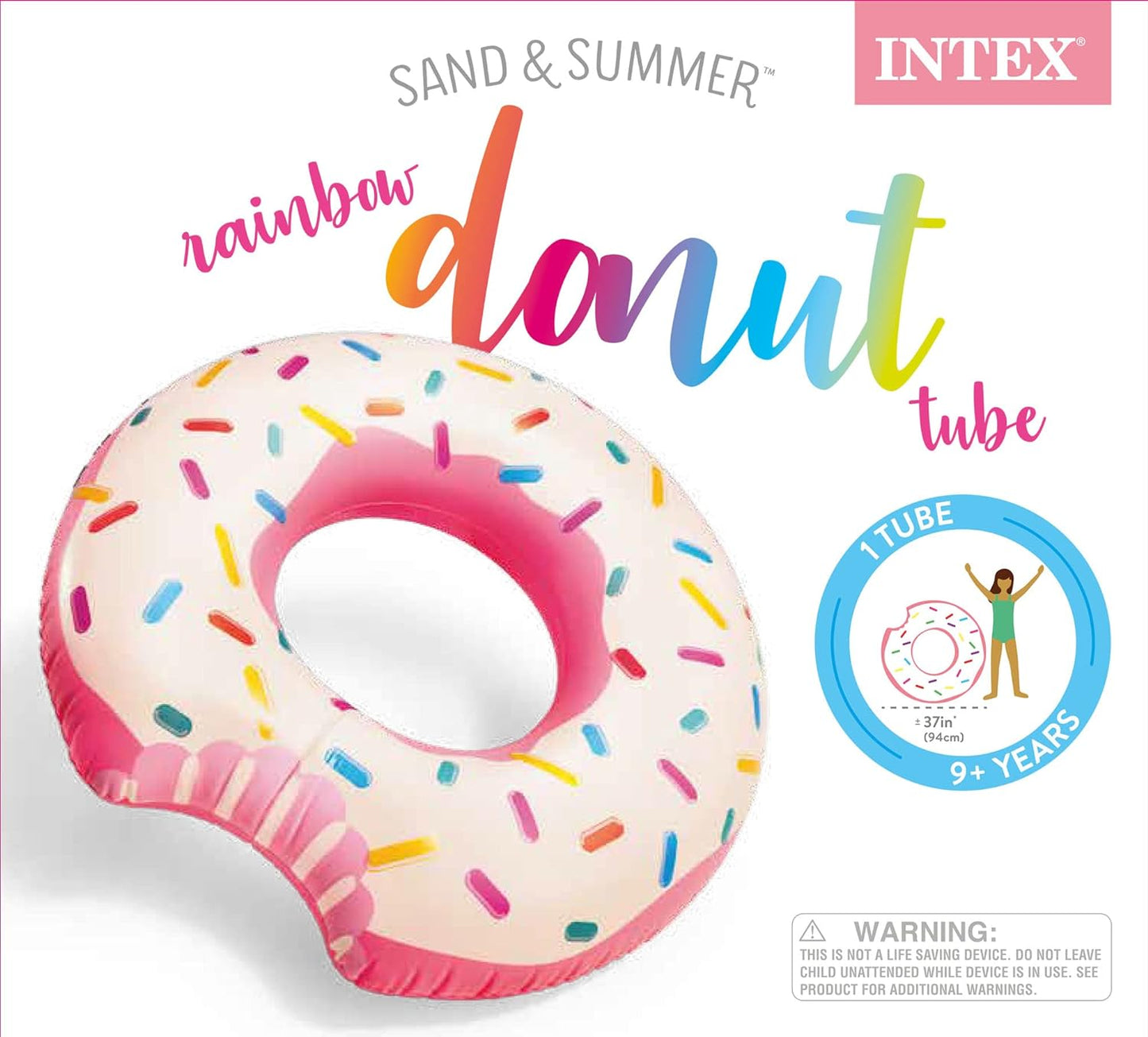 56265EP Rainbow Donut Tube Inflatable Tube