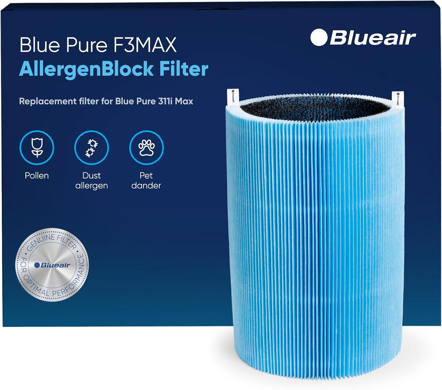311i Max Genuine Replacement Filter. F3MAX. fits 311i Max Air Purifier