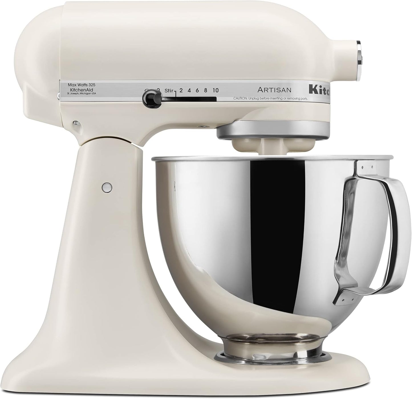 KSM150PSER Artisan Tilt-Head Stand Mixer with Pouring Shield. 5-Quart. Empire Red