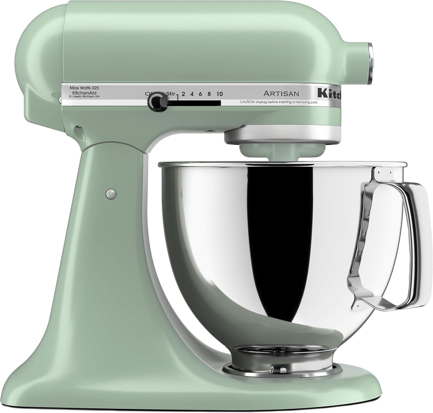 KSM150PSER Artisan Tilt-Head Stand Mixer with Pouring Shield. 5-Quart. Empire Red