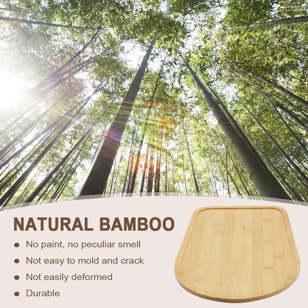 4.5-5 Qt Bamboo Mixer Slider - Appliance Slider for Tilt Head Stand Mixer. Kitchen Countertop Storage Mover Sliding Tray for 4.5-5 Qt