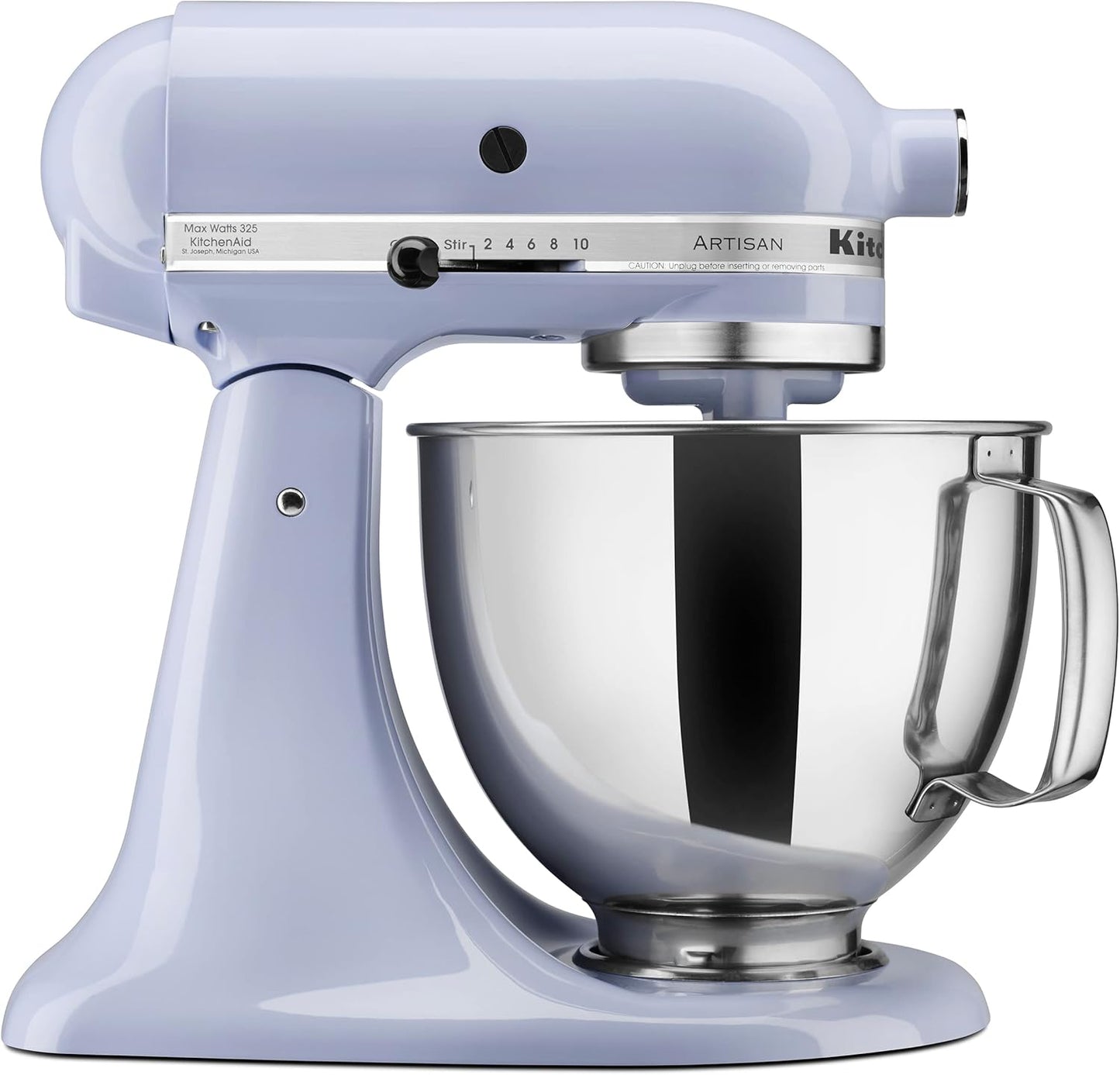 KSM150PSER Artisan Tilt-Head Stand Mixer with Pouring Shield. 5-Quart. Empire Red