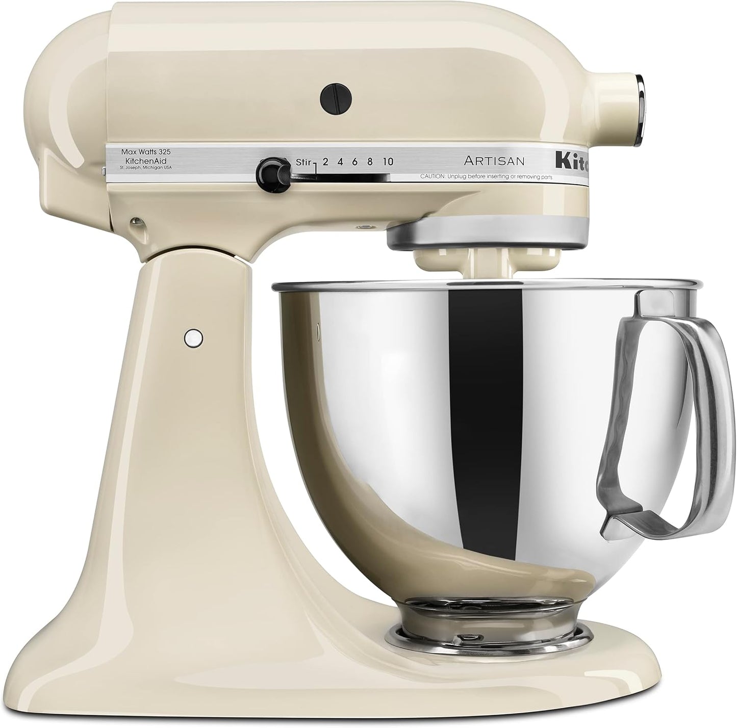 KSM150PSER Artisan Tilt-Head Stand Mixer with Pouring Shield. 5-Quart. Empire Red