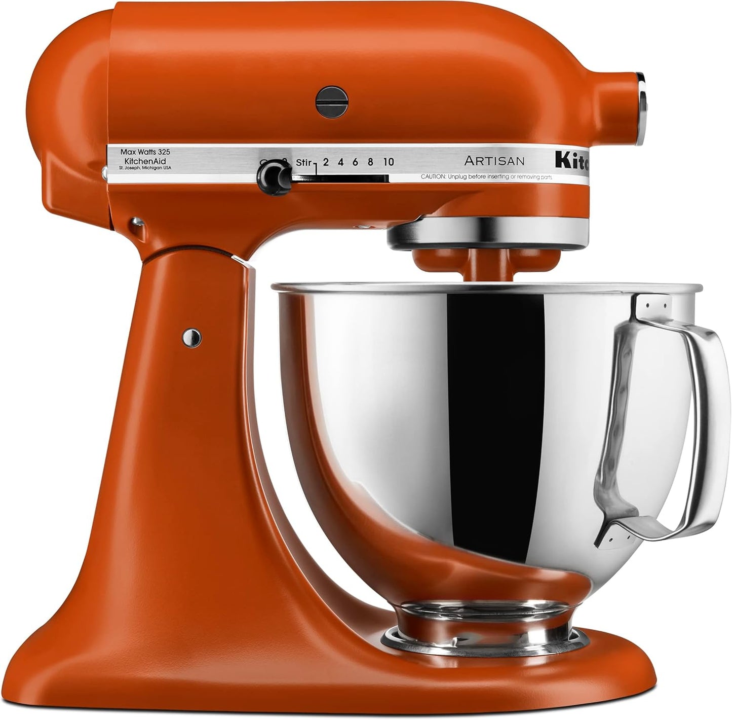 KSM150PSER Artisan Tilt-Head Stand Mixer with Pouring Shield. 5-Quart. Empire Red