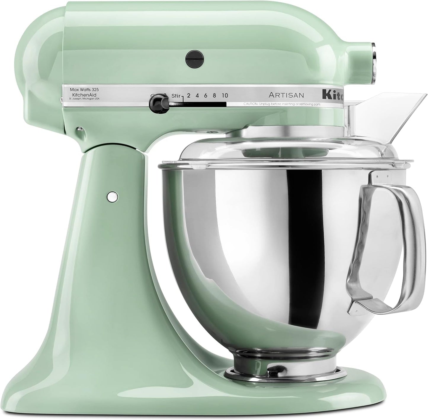 KSM150PSER Artisan Tilt-Head Stand Mixer with Pouring Shield. 5-Quart. Empire Red