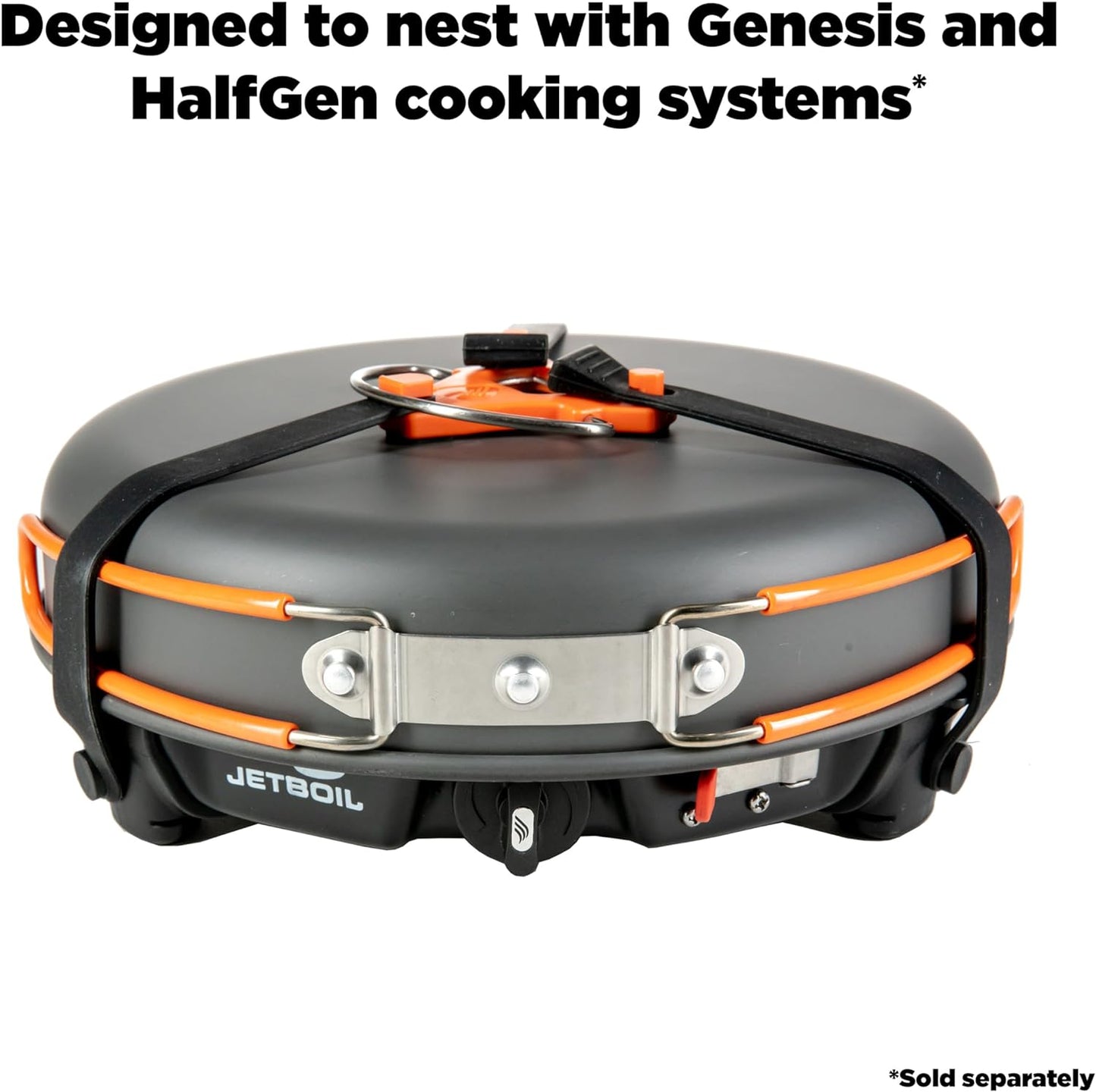 10-Inch Non Stick Camping Cookware Fry Pan for Jetboil Camping and Backpacking Stoves