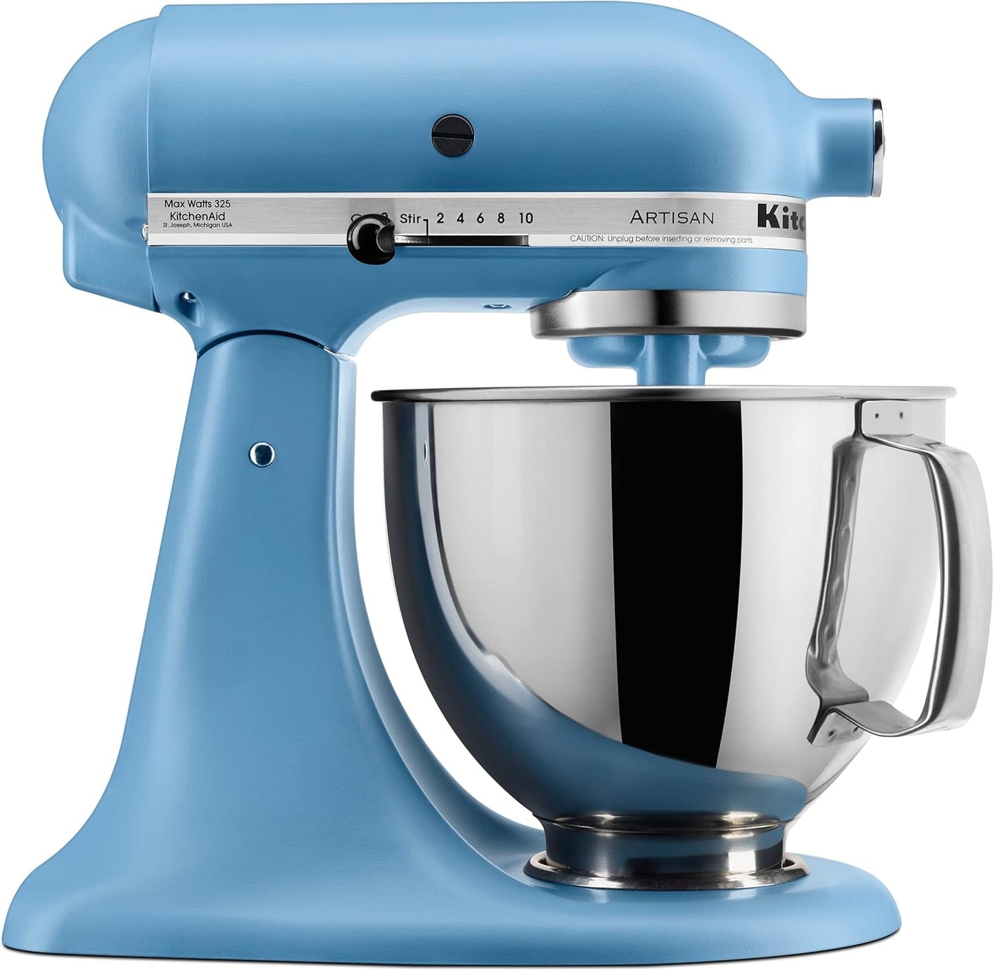 KSM150PSER Artisan Tilt-Head Stand Mixer with Pouring Shield. 5-Quart. Empire Red