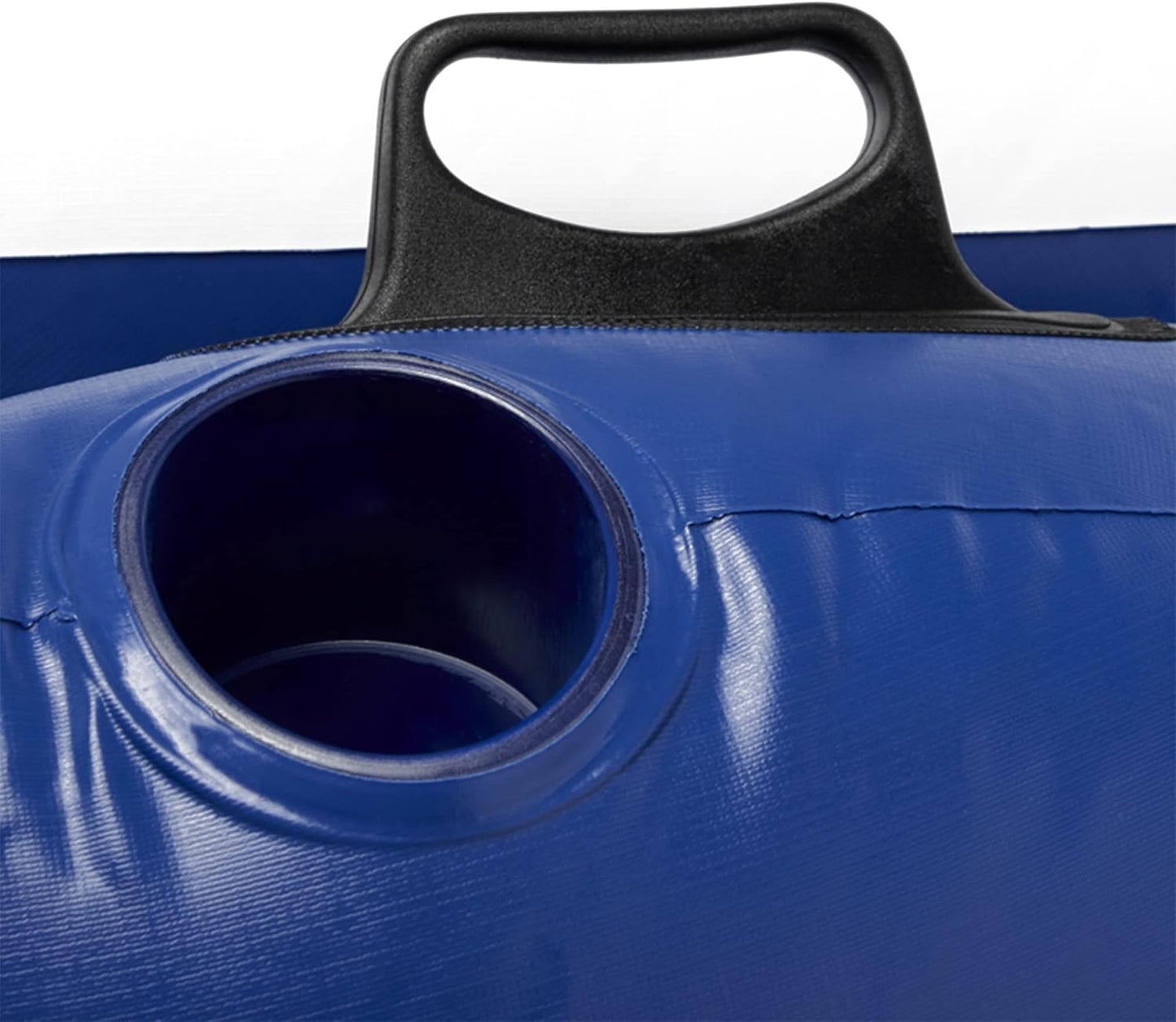 Inflatable Lounge Pool Recliner Lounger Chair with Cup Holders - Heavy-Duty Float Raft for Adults. 220 Lb Capacity Large Floating Tanning Chair