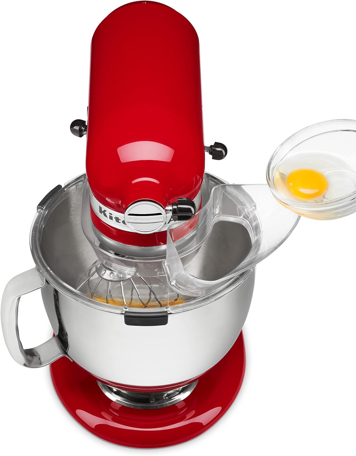 KSMTHPS Secure Pouring Shield. Fits 4.5-5 Quart Tilt-Head Stand Mixers. Clear