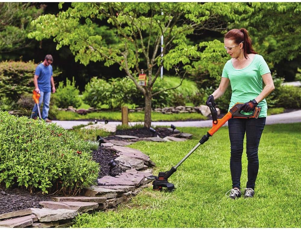 20V MAX Cordless String Trimmer and Edger with Spool. Battery and Charger Included. 2 Speed. 12 Inch (LST522)