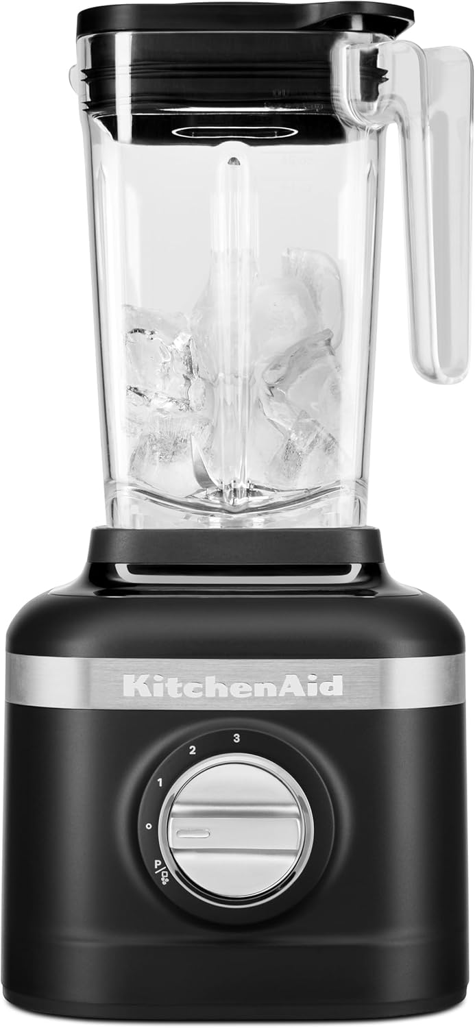3 Speed Ice Crushing Blender with 2 Personal Blender Jars - KSB1332Y.Black Matte. 48 oz