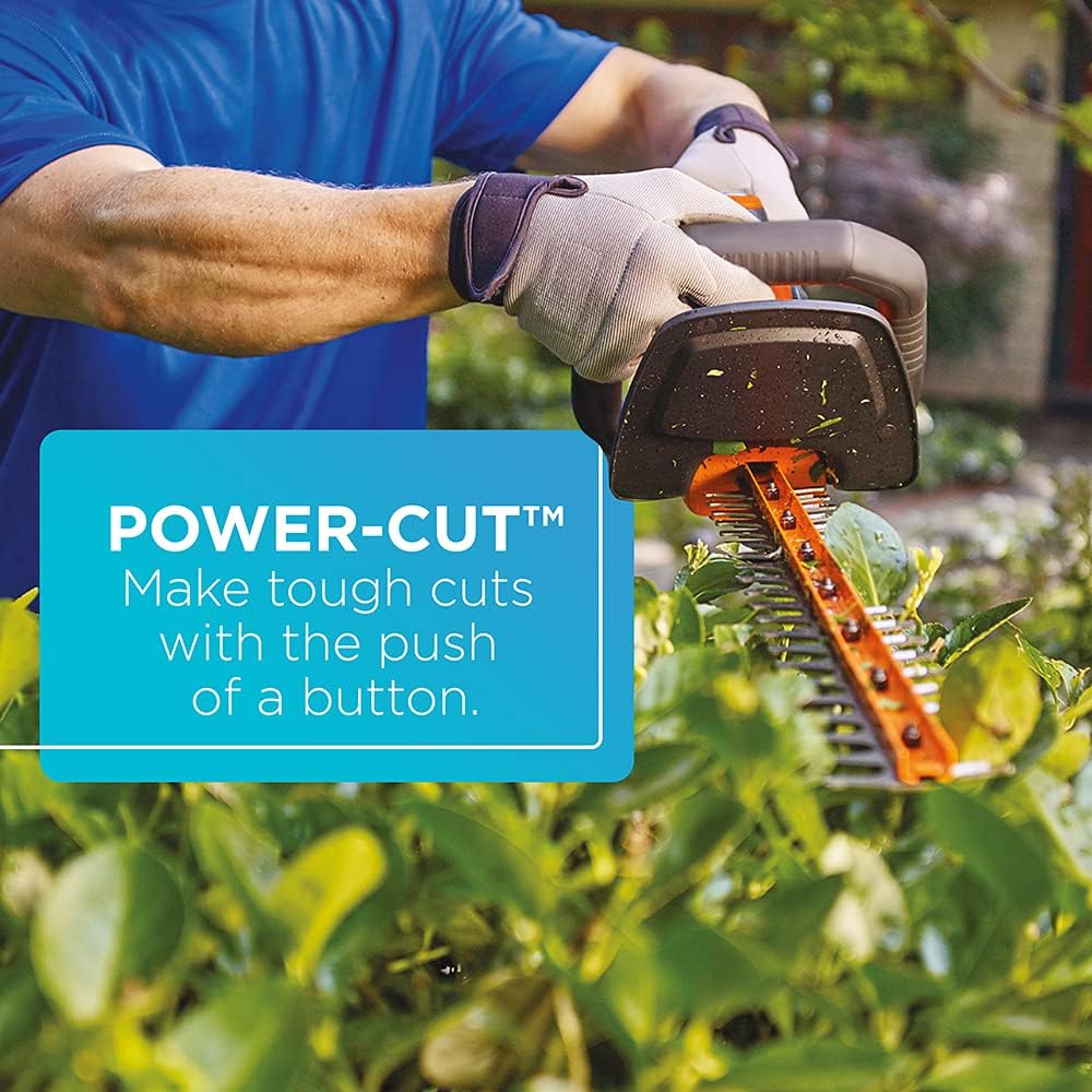 20V MAX Cordless Hedge Trimmer with Power Command Powercut. 22-Inch (LHT321FF)