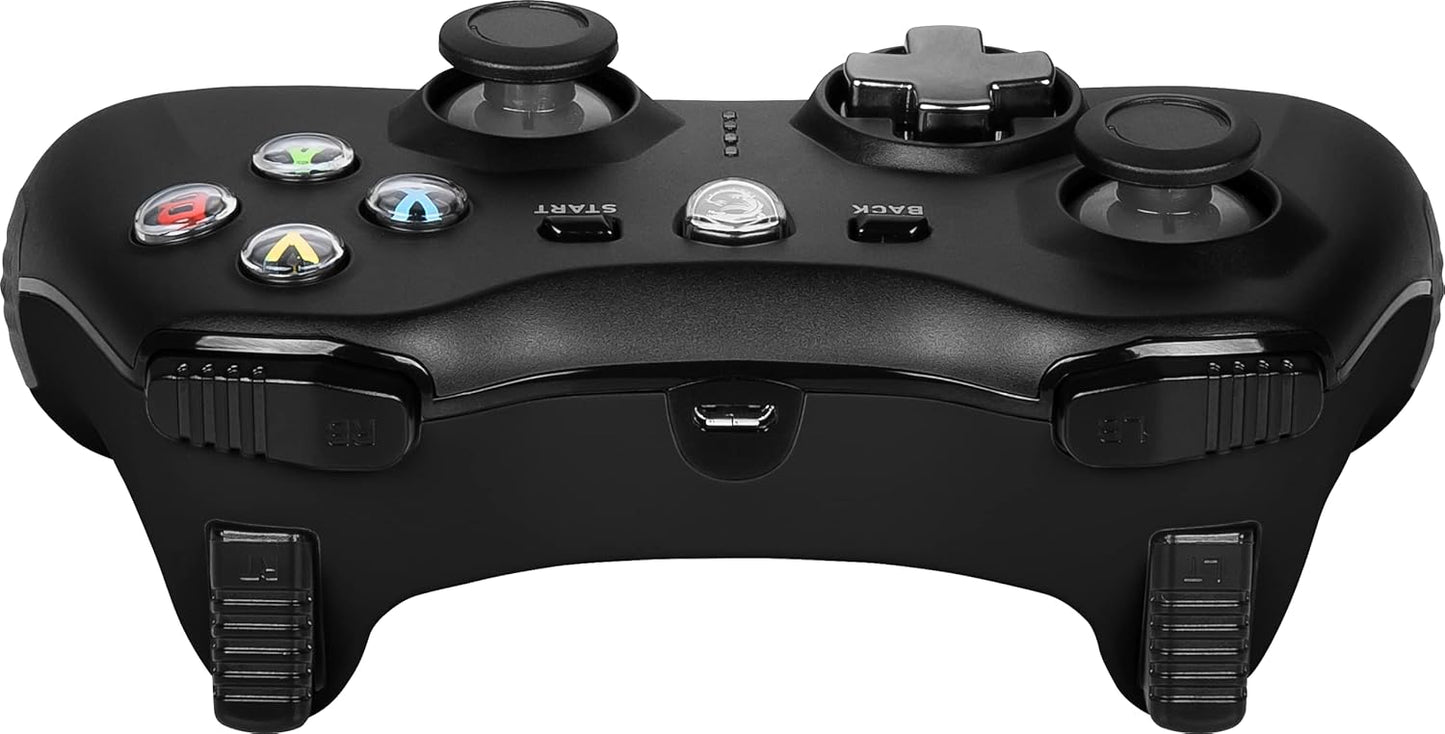 Force GC30V2 Wireless Gaming Controller. Dual Vibration Motors. Dual Connection Modes. Interchangable D-Pads. Compatible with PC & Android. Black