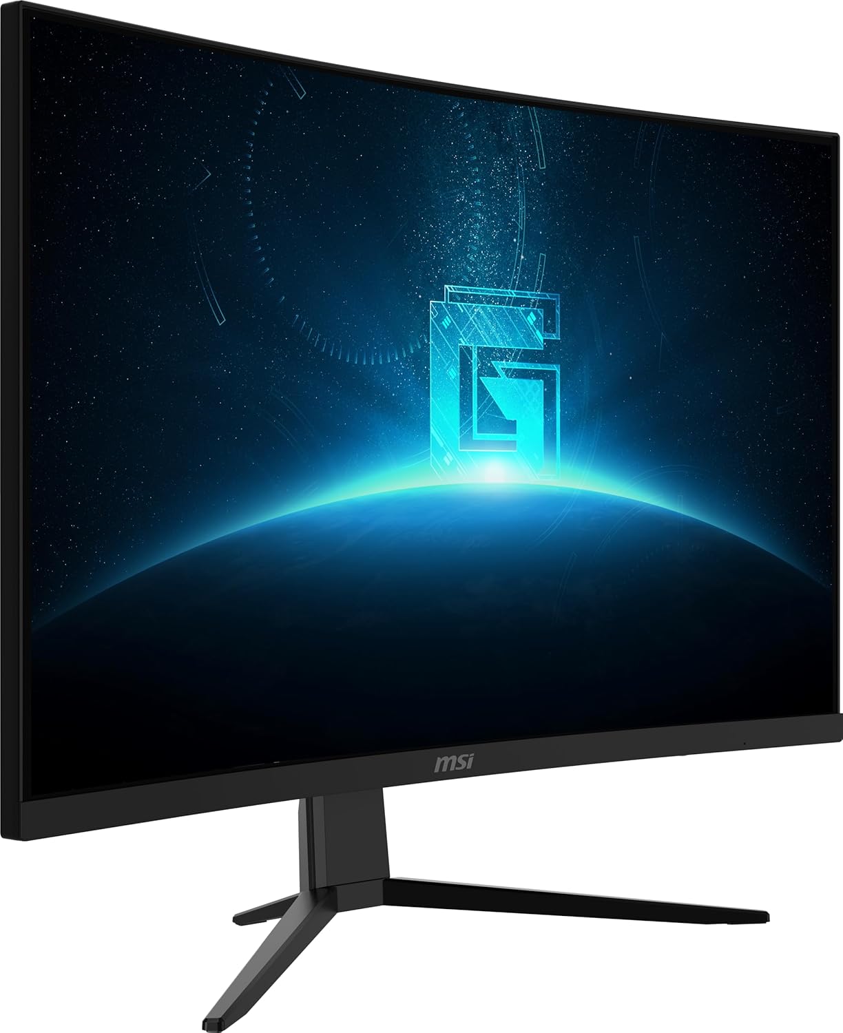 Full HD Non-Glare 1ms 1920 x 1080 180Hz Refresh Rate Resolution Free Sync 27 Curved Gaming Monitor (G27C3F) - Black
