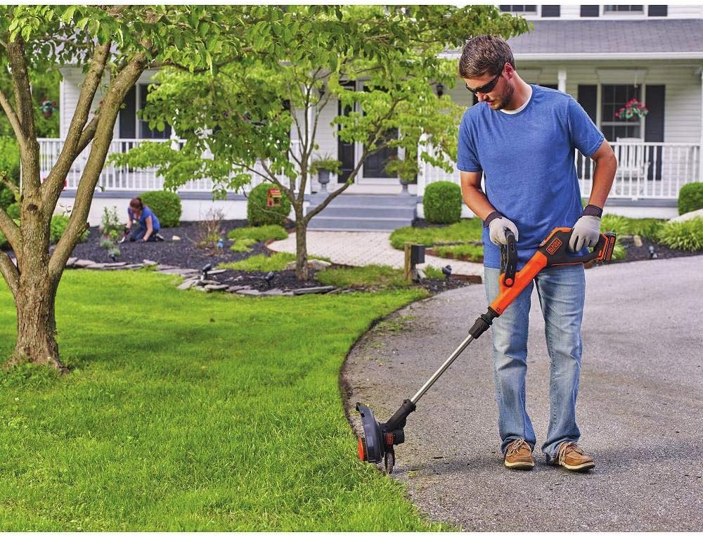 20V MAX Cordless String Trimmer and Edger with Spool. Battery and Charger Included. 2 Speed. 12 Inch (LST522)
