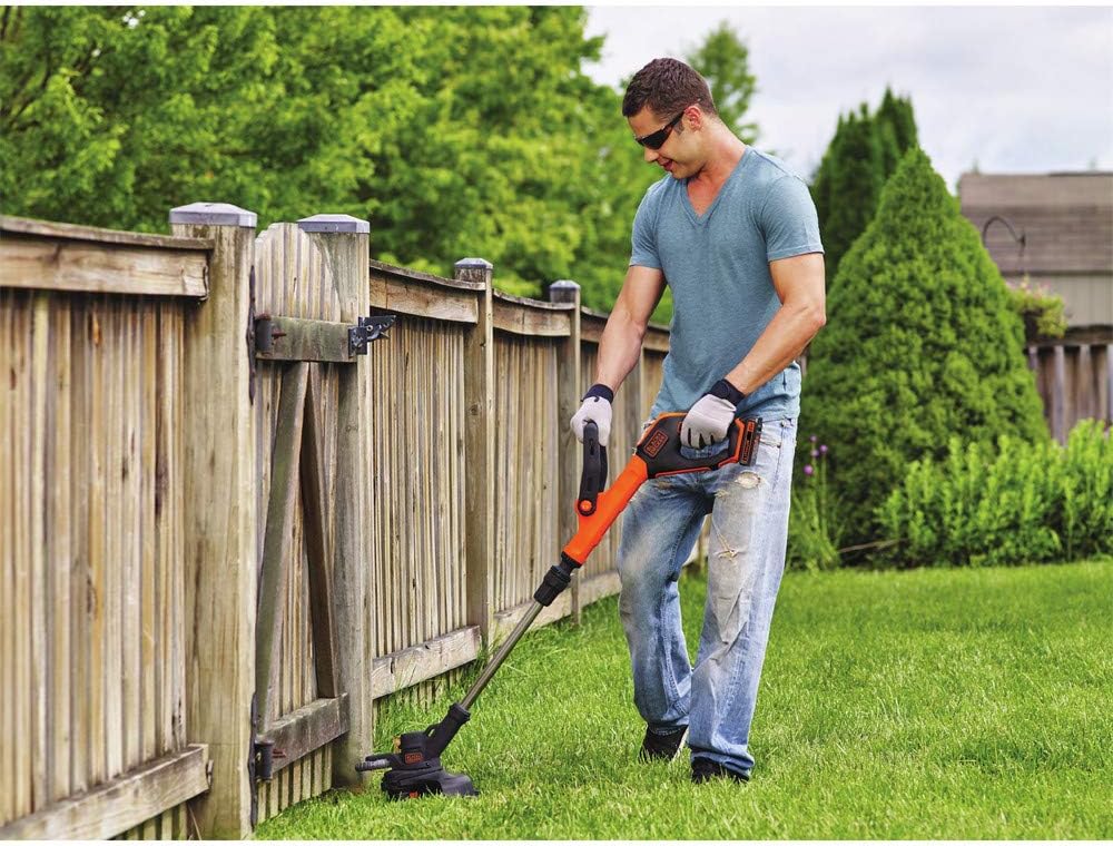 20V MAX Cordless String Trimmer and Edger with Spool. Battery and Charger Included. 2 Speed. 12 Inch (LST522)