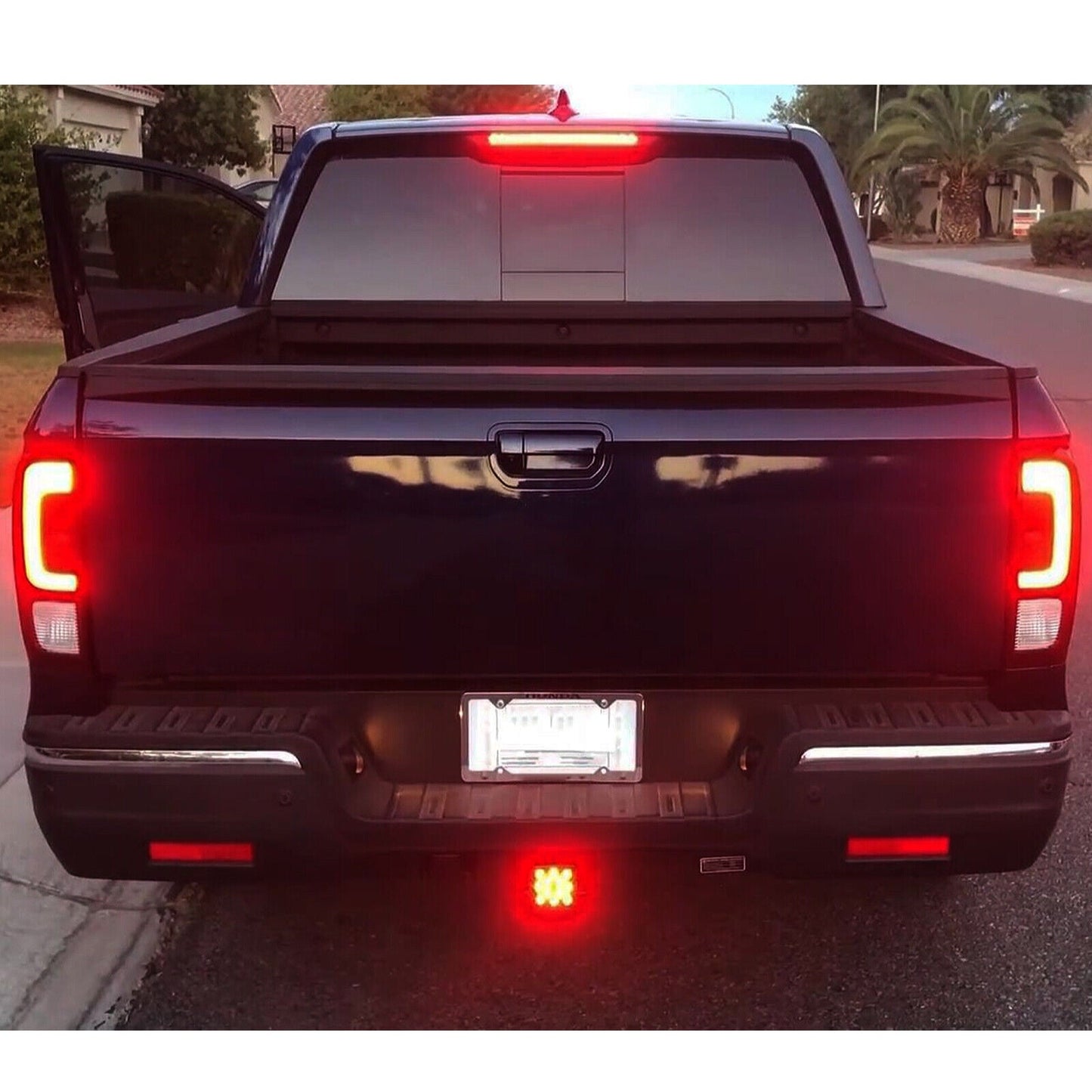 2" 4 Way Trailer Tow Hitch Cover Light 15 Led Light Stop Tail Light Brake Light