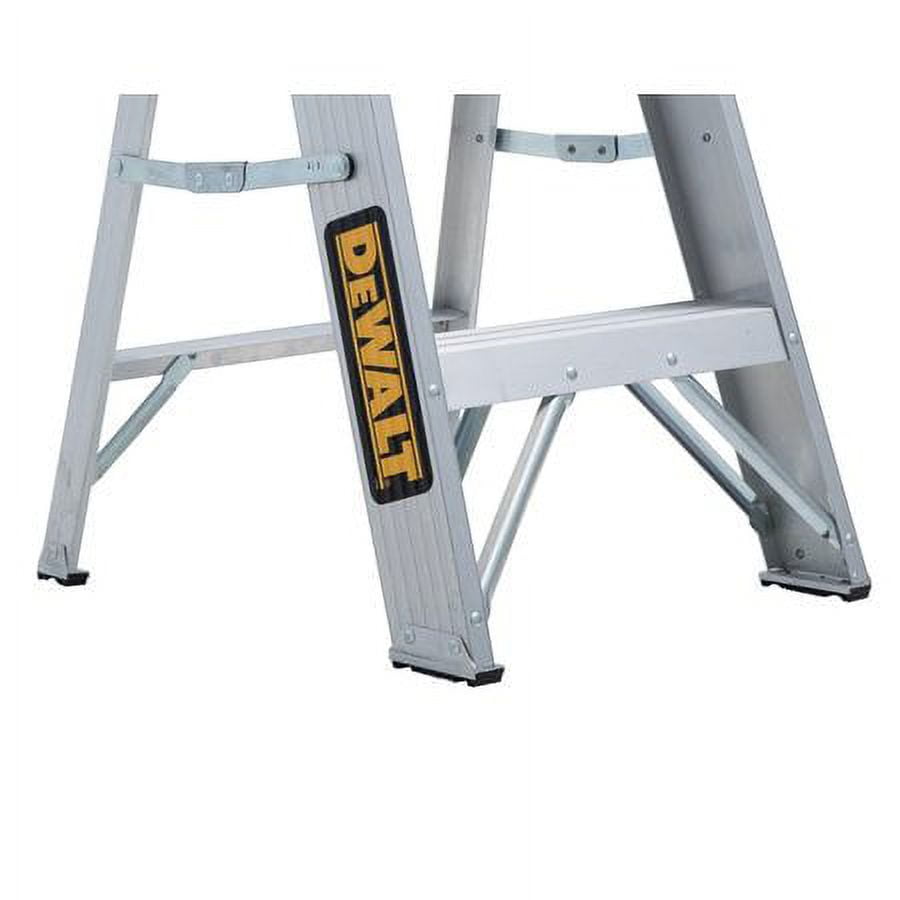 "DEWALT DXL2010-02 2 Steps, Aluminum Step Stool, 300 lb. Load Capacity, Silver"