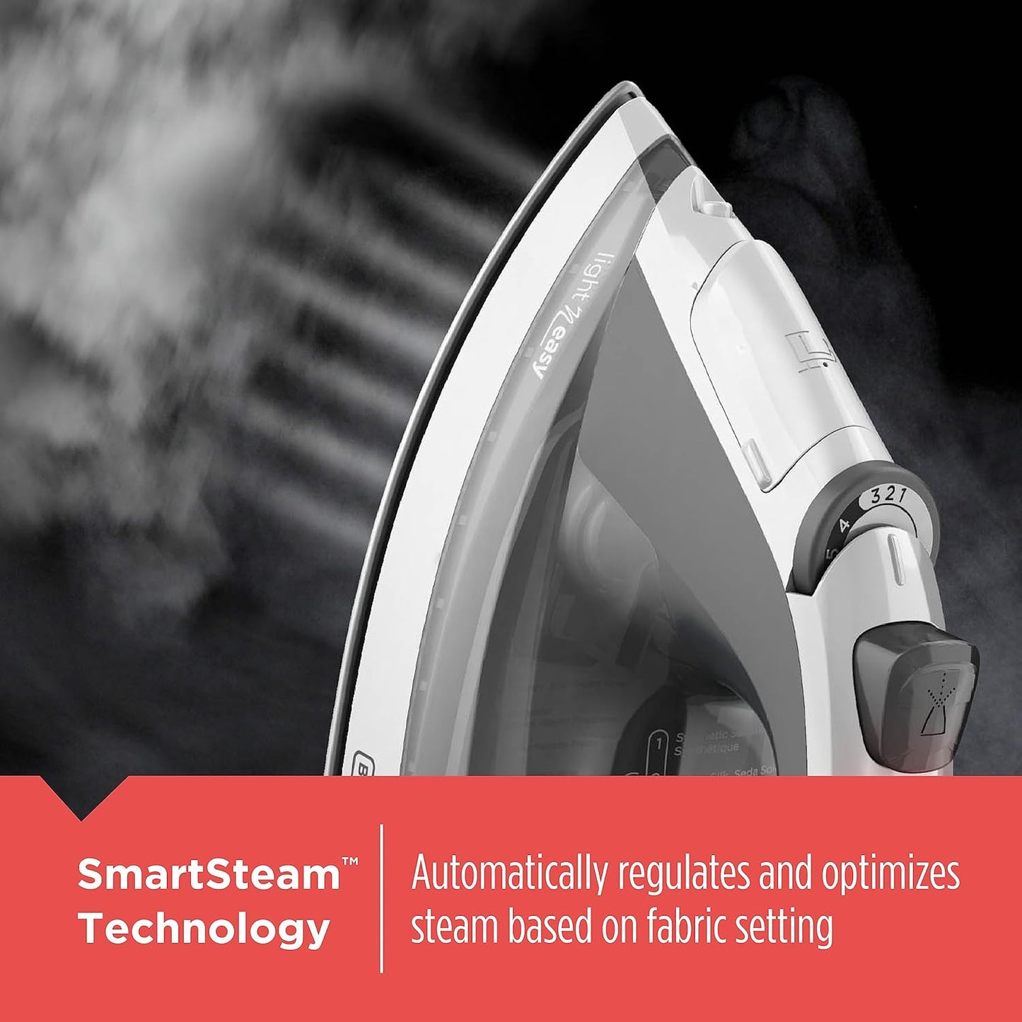 Light 'N Easy Compact Steam Iron. IR1020S. Stainless Steel Soleplate. Spray Mist. Anti-Drip. Auto Shutoff
