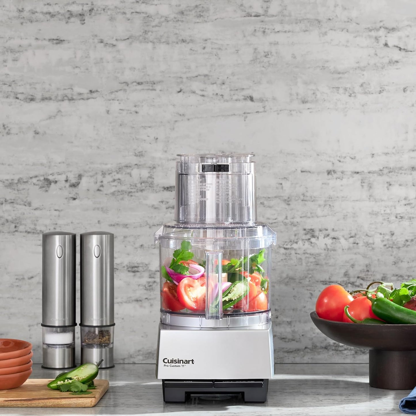 Food Processor. Pro Custom 11 Cup. Brushed Chrome. DLC-8SBCYP1