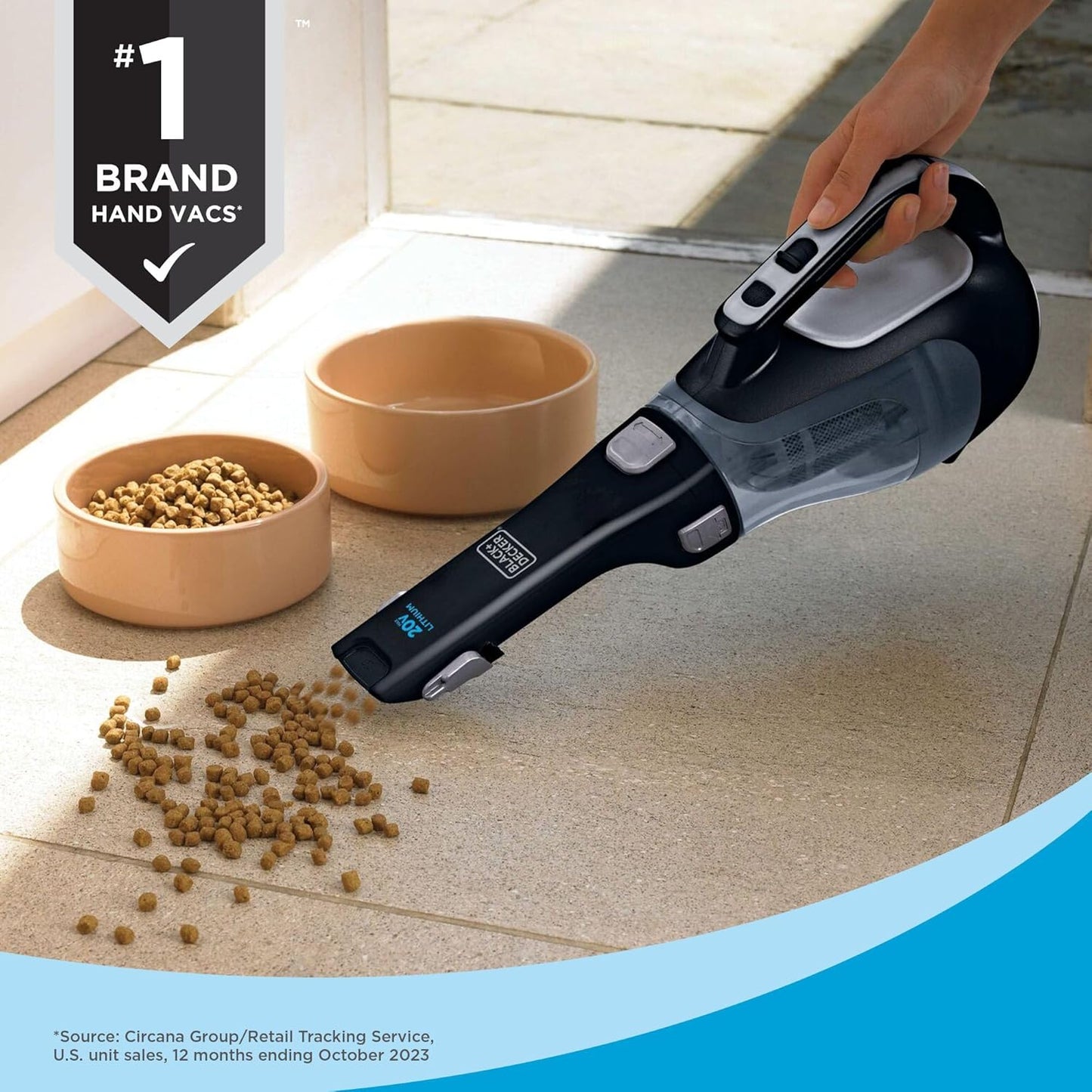 dustbuster 20V Cordless Handheld Vacuum. Powerful Suction. Home and Car Vacuum (BDH2000L)