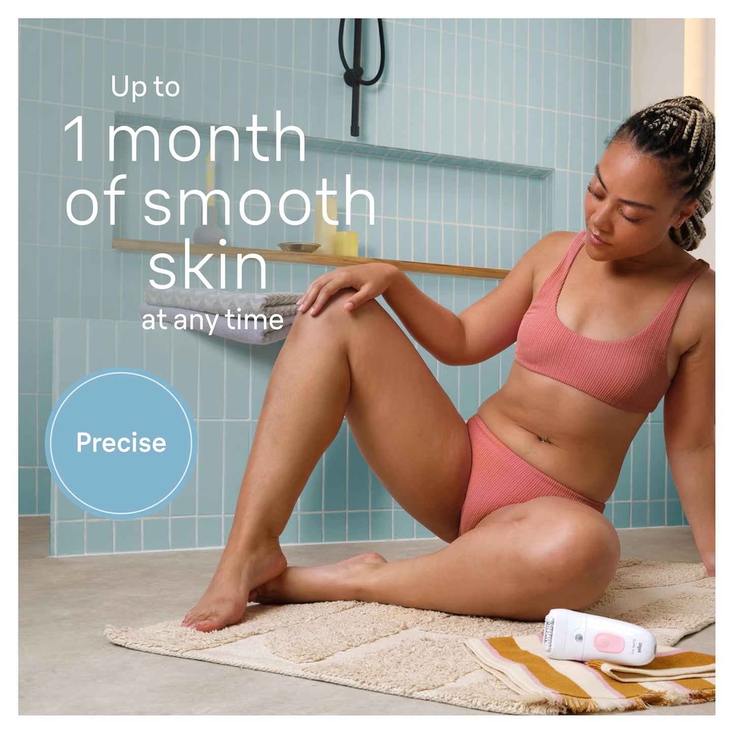 Epilator 5 Epilator. Wet & Dry. Lasting Smooth Skin. SE5-230